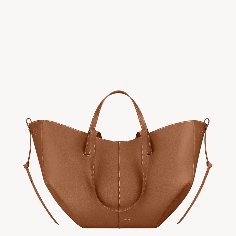 Polene Cyme Large Bag in Camel